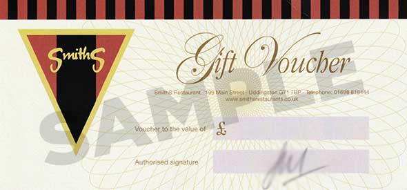 gift vouchers